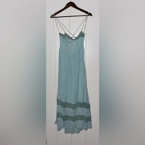 Napean Sea RD‎ Plunging Women S Semi Sheer Feminine Maxi Dress Cocktail Party